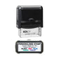48 x 18mm - Custom Made Self-Inking Rubber Stamp - Up to 5 Lines of Personalised Text
