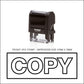 Copy - Outline - Border - Rubber Stamp - Trodat 4912 - 47mm x 18mm Impression