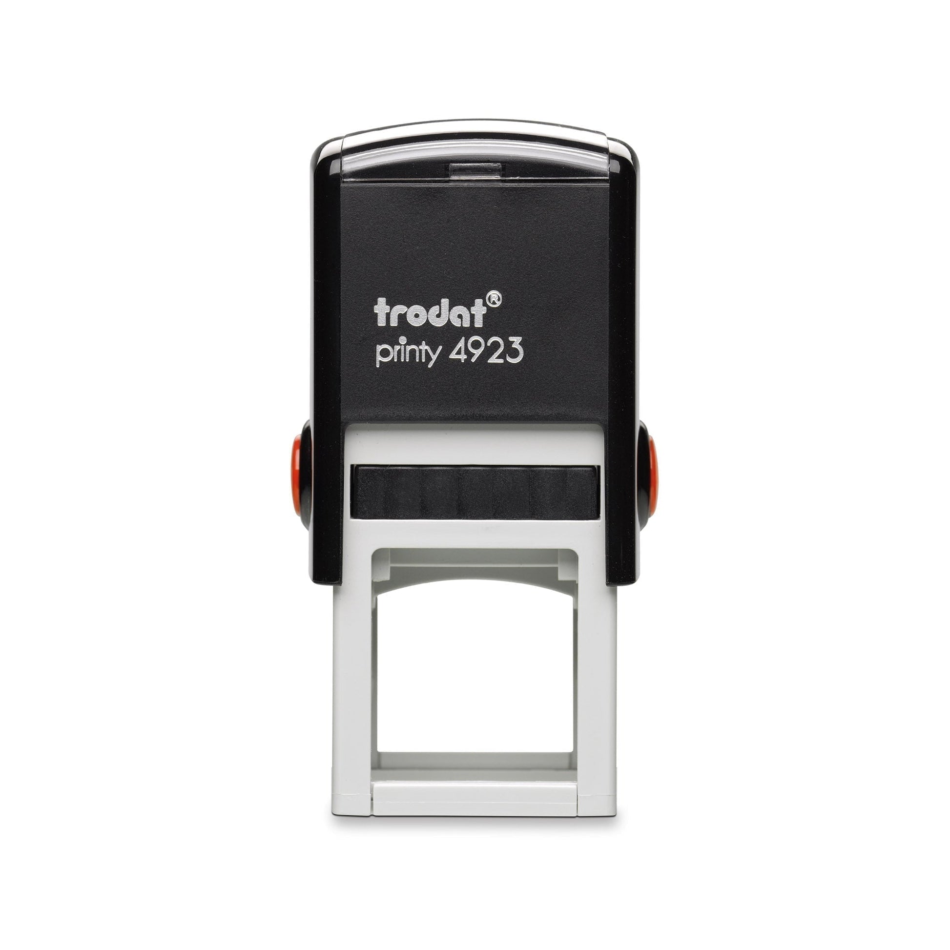 Dealer Serviced With Genuine Parts - Self Inking Rubber Stamp - Trodat 4923 - 28mm x 28mm Impression