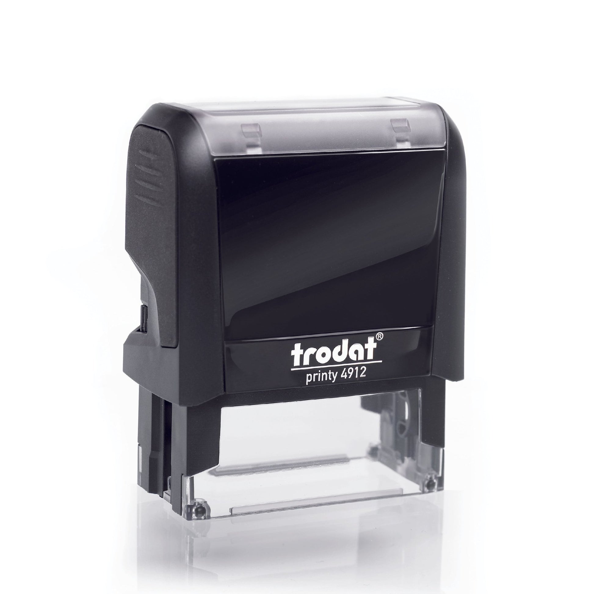 Fragile Glass Rubber Stamp - Trodat 4912 - 45mm x 15mm Impression