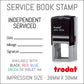 Independent Serviced - Self Inking Rubber Stamp - Trodat 4924 - 38mm x 38mm Impression