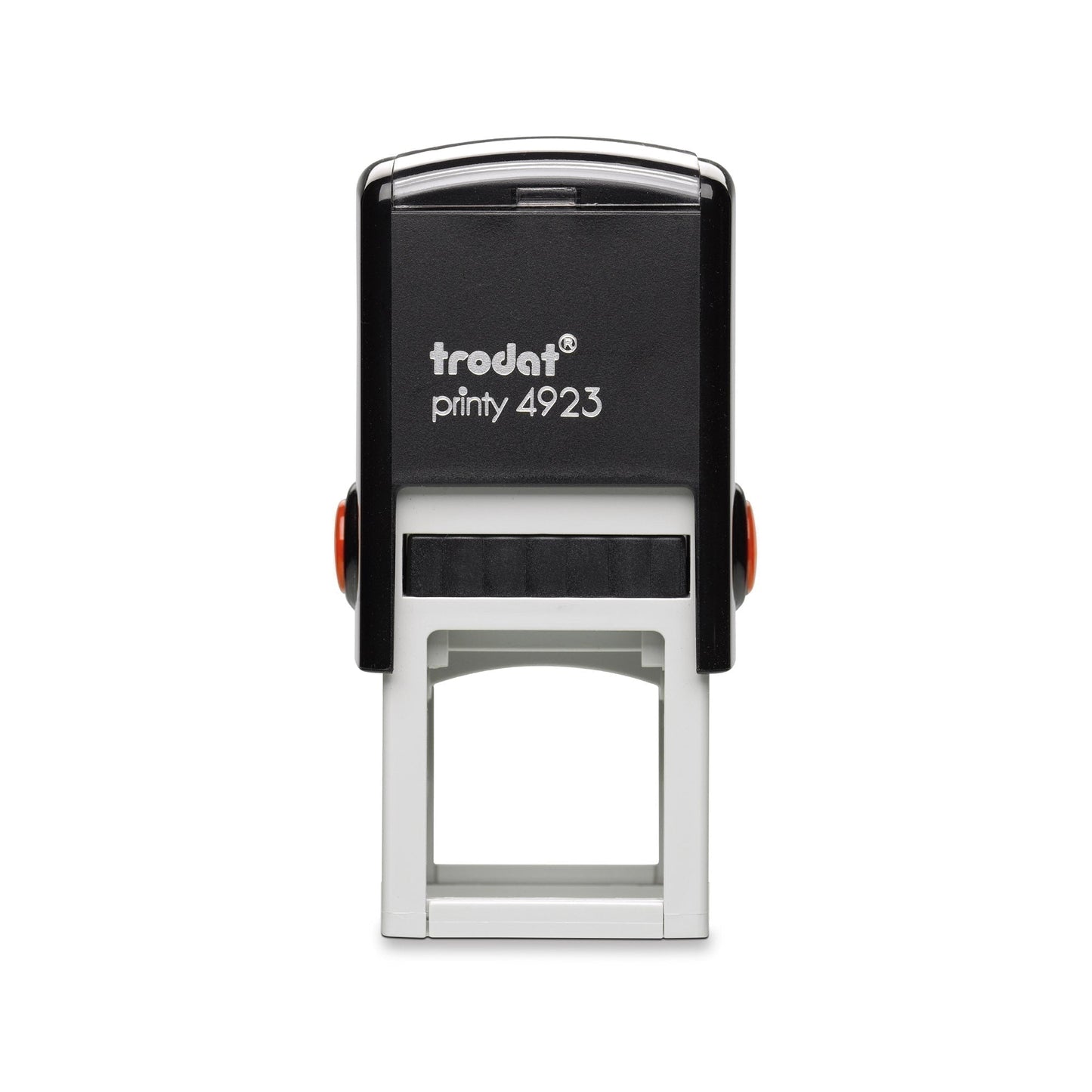 Owner Serviced With Genuine Parts - Self Inking Rubber Stamp - Trodat 4923 - 28mm x 28mm Impression